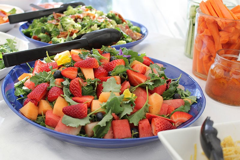 Ensalada con fresas