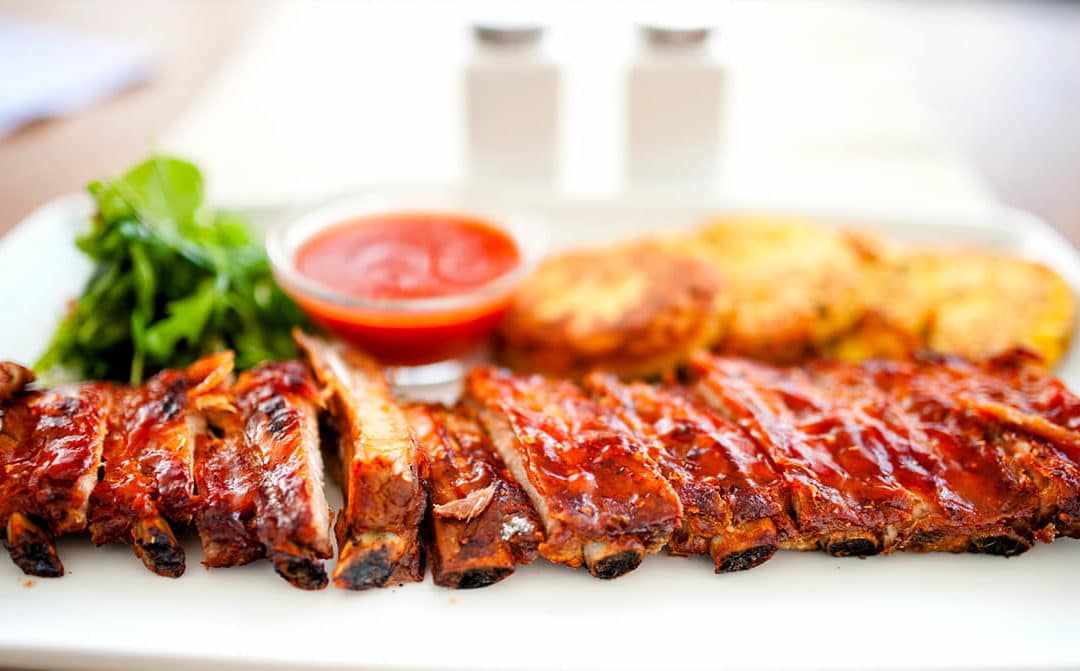 Costillar de cerdo al horno con patatas