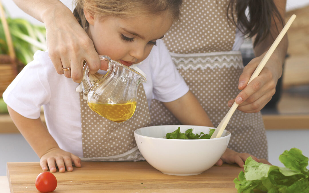 Aceite de oliva para niños y trucos para que les guste